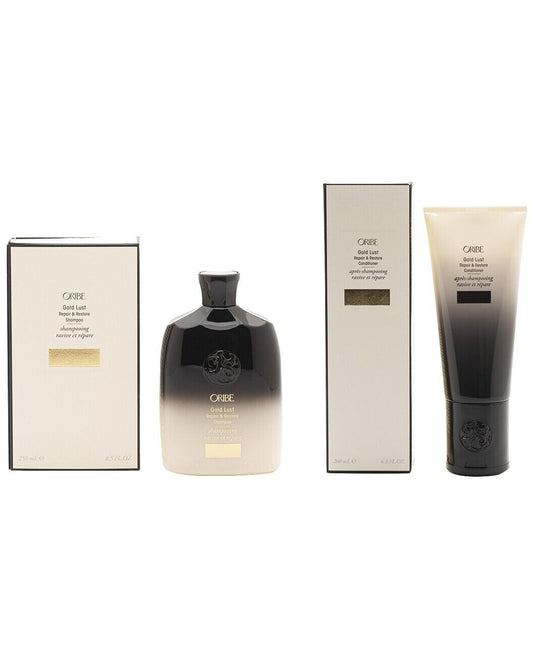 Oribe Gold Lust Repair and Restore Shampoo 8.5 oz. and Conditioner 6.8 oz. Set